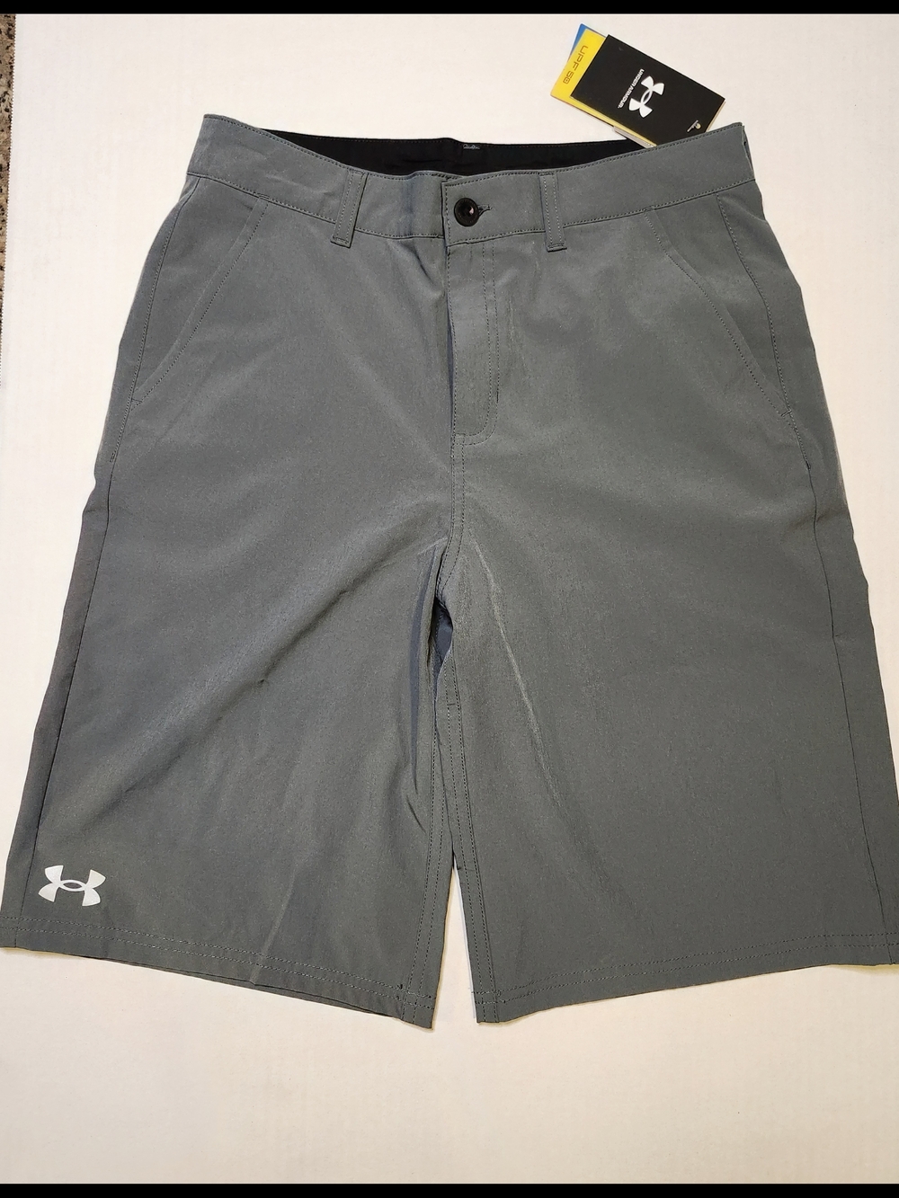 Under Armour Gray Athletic Youth Shorts